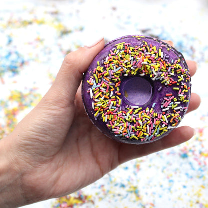 Blackberry and Almond Bath Donut