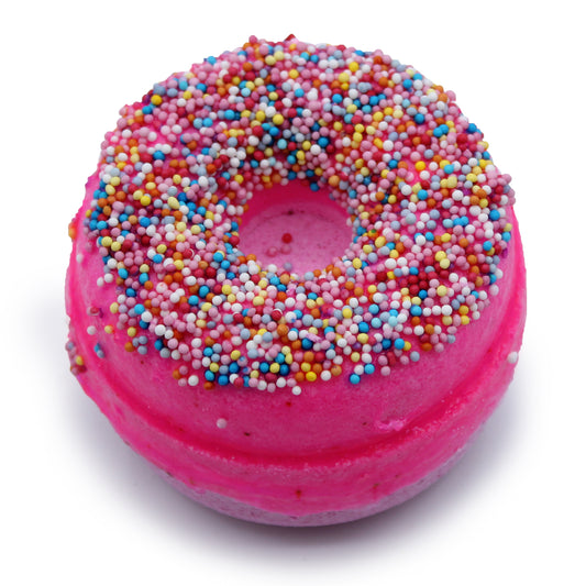 Raspberry bath donut